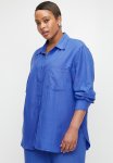 Plus Linen One Pocket Shirt - Marine