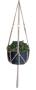 Single Macrame Plant Hanger Eco String