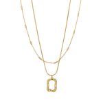 DESTINY Raelynn Layered Titanium Necklace