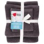 6 Piece Towel Set Charcoal