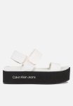 Calvin Klein Flatform Sandal Softny - White