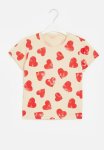 PoP Candy Heart Print Tee - Red & White