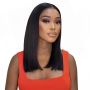 16 Inch 13X4 Full Frontal Straight Bob Brazilian Human Hair Wig Weaves
