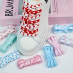 3PCS Colorful Heart Pattern Shoelaces For Sneakers & Casual Shoes - Durable Polyester Perfect For Travel