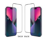 9D Tempered Glass Screen Guard Protector Twin Pack For Apple Iphone 15