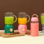 Portable USB Rechargeable Double Cup Juicer