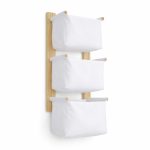 Modern Nappy Or Toy Stacker With Wooden Frame Custom Design