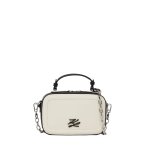 K autograph Color-block Square Bag -black white