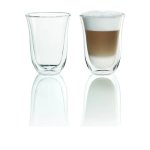 Delonghi Double Walled Latte Macchiato Glasses 330ML - DLSC312