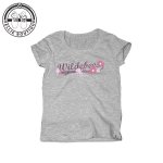 Girls Daisy Swoosh Tee - Grey Melange - 7 8