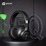 Picun P28X Wireless Headphones Over Ear 30H Playtime Eq Music Modes Wireless Headphones With Microphone Hifi Stereo Foldable Lig