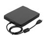MicroWorld 1.44" USB External Floppy Disk Drive Black
