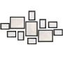 11 Piece Photo Frames Set With Plexiglass & Inner Border - 3X10+8X6