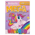 Butterfly Unicorn Mega Activity & Colouring Book 120 Pages