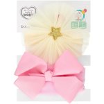 Made 4 Baby Bow & Flower Headband Pink