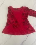 Naartjie Pink Flower Dress 3 6M