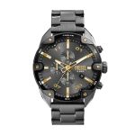 Diesel Spiked Mens Grey Stainless Steel Strap WATCH-DZ4669