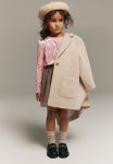 Long-sleeved Velour Top - Pink