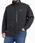 Mens Eagle Hood Soft Shell Jckt Black - 10XL Black