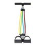 - 5 Tube Pedal Fitness Rope Pedal Resistant Band - Black