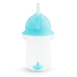 Munchkin Weighted Tip And Sip Sippy Cup - Blue - 10OZ