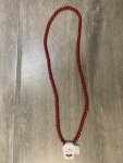 Glass Pearl Medium Red