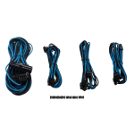 Corsair Premium Individually Sleeved Psu Cable Kit Starter Package Type 4 Generation 3 Blue black