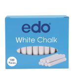 Edo White Chalk 100'S Pack Of 10