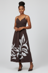Midi Dress - XXL Brown