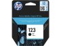 HP 123 Black Original Ink Cartridge ~120 Pages. Deskjet 2130 And 2131 .