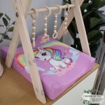 Changing Mat Cover Cutesie Unicorn Rainbow And Star Set