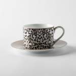 - Leopard Cup & Saucer In Gift Box