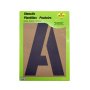 Stencil Figure And Letter - Reusable - 300MM - 2 Pack