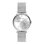 Ted Baker Phylipa Peonia Silver-tone Mesh Band Watch