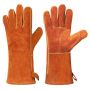 Tool Diy Multifunctional Thick Heat Resistant Leather Welding Gloves