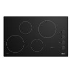Defy DHD413 - 80CM Gemini Hob Black Glass
