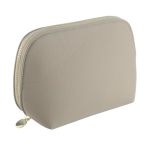 Kososuru Small Travel Cosmetic Bag Portable Makeup Bag Pu Leather Makeup Pouch For Women Pu Leather Misty Gray