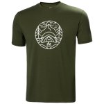 Men's Skog Recycled Graphic T-Shirt - 469 Forest Night M