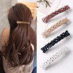 Colorful Sparkling Rhinestone Hair Side Clip Hair Fringe Clip Bangs Clip Vintage Hair Decoration