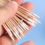 100PCS Portable Nail Polish Remover Stick Clean Cotton Swab For Healthy Manicure And Makeup Application