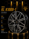 22 Inch 10J 5 120 Pcd Gloss Black Fully Forged Rims