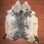 Aas Grade Cow Hide 012 Black white XL - Extra Large Black white Speckled