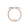 Miller Slider Bracelet -gold/cuoio
