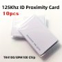 10PCS TK4100 125KHZ Rfid Cards Rfid Proximity Id Cards Token Tag Key Card For Access Control System And Attendance