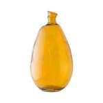 Organic Amber Glass Vase