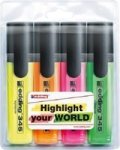 Edding E345 Highlighter Wallet 4 Piece
