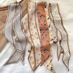 4PCS Trendy Printed Head Bands Stylish Head Scarfs Retro Neck Scarfs Elegant Decorative Accessories For Women And Daily Use