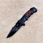 Non-slip Stainless Steel Folding Meat Knife