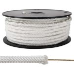 Artilife Flag Pole Rope 100 Ft 5 16" 8MM X 100 Ft 30M Wire Center Flagpole Rope 5 16 Braided Polyester Line With Steel Center Ma