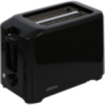 Ottimo 2-SLICE Toaster Black 750W